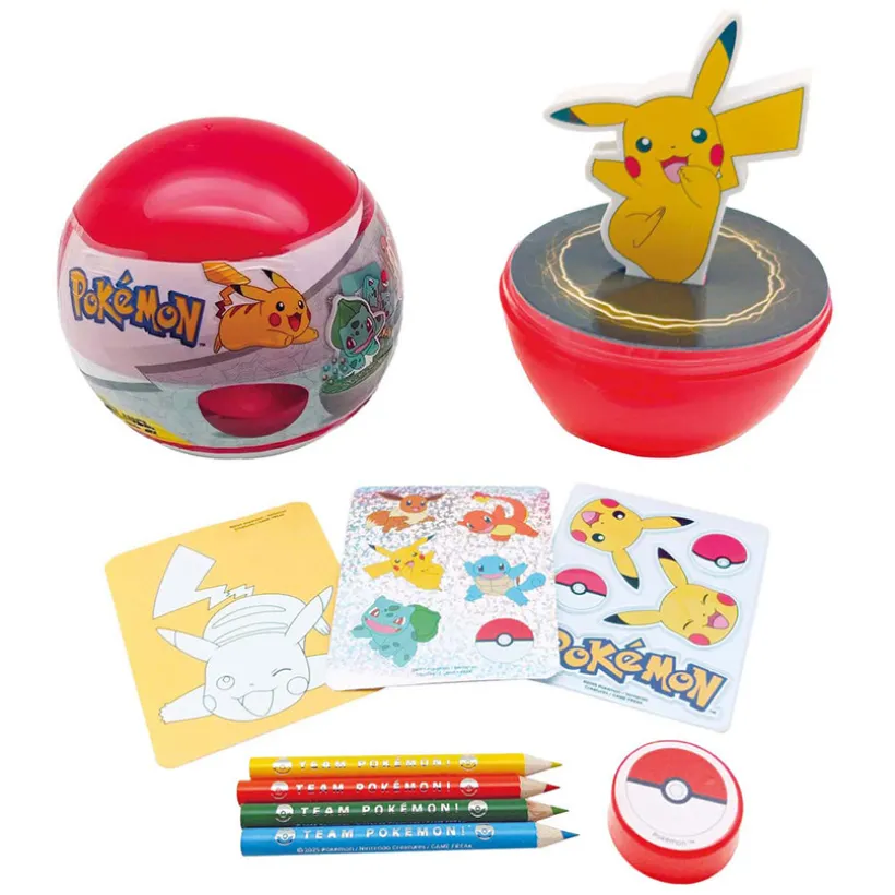 Coffret Boule Gomme Fun Pokémon Pikachu