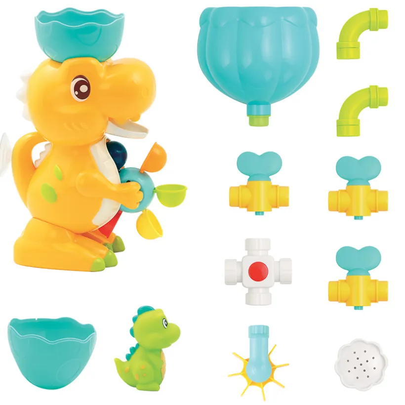 Coffret de bain Dinosaure à ventouses 10+ mos