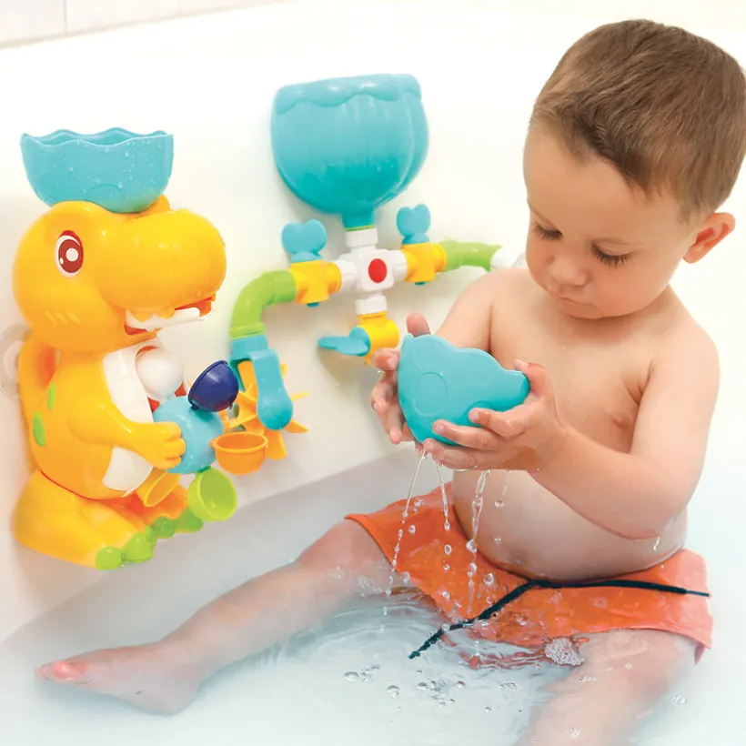 Coffret de bain Dinosaure à ventouses 10+ mos