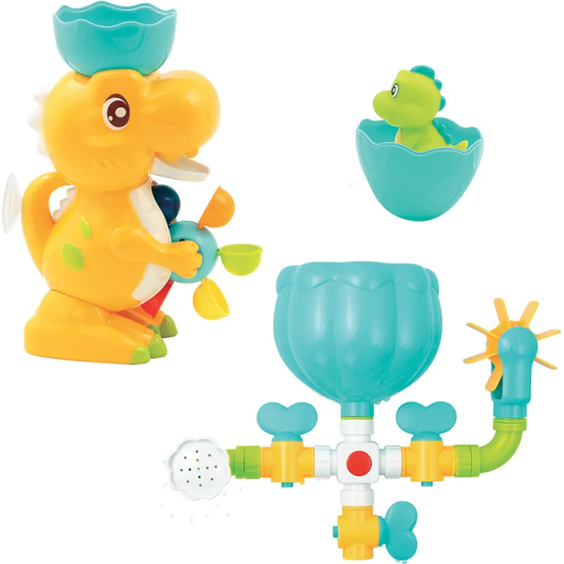 Coffret de bain Dinosaure à ventouses 10+ mos