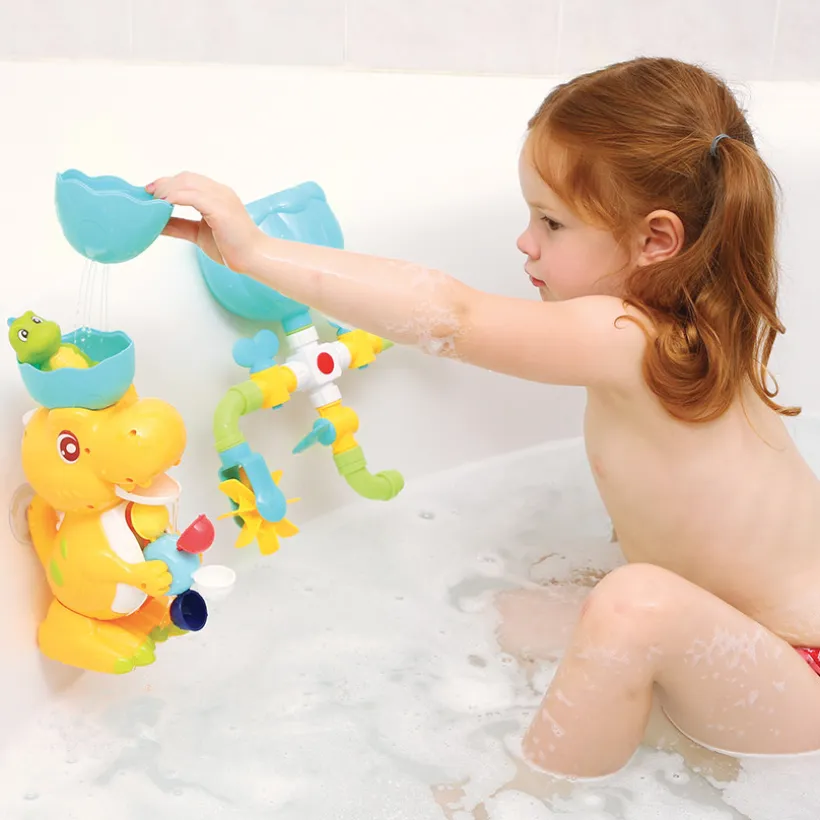 Coffret de bain Dinosaure à ventouses 10+ mos