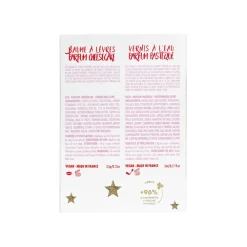 Coffret duo Noël baume à lèvres parfum cheesecake + vernis rose pastèque