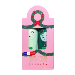 Coffret duo Noël baumes à lèvres parfumés Star Sequins pomme/cerise