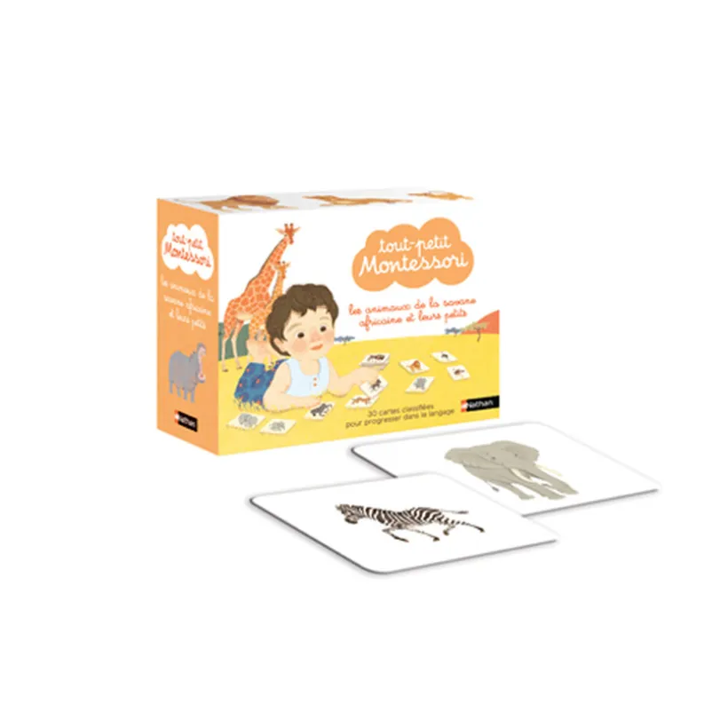 Coffret Les animaux de la savane et leurs petits