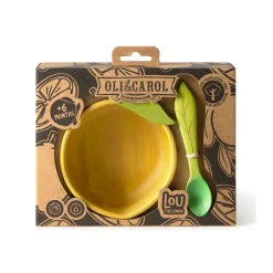 Coffret repas Bol + Cuillère Lou le Citron
