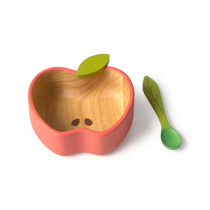 Coffret repas Bol + Cuillère Pepa la Pomme
