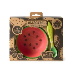 Coffret repas Bol + Cuillère Wally la Pastèque