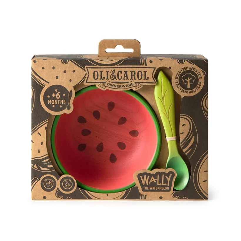 Coffret repas Bol + Cuillère Wally la Pastèque