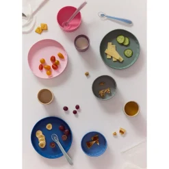 Coffret repas 3 pièces Origami en Silicone - Lila