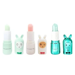 Coffret trio baumes à lèvres parfumés Seashell pomme/barbe à papa/cupcake