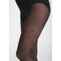 Collants de grossesse fins à pois 30 deniers