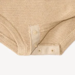 Combinaison barboteuse col claudine pour bébé fille