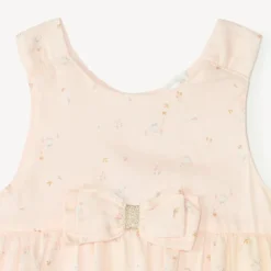 Combinaison courte effet 2-en-1 imprimé fantaisie pour bébé fille