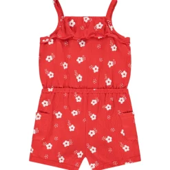 Combinaison courte imprimé fleurs pour bébé fille
