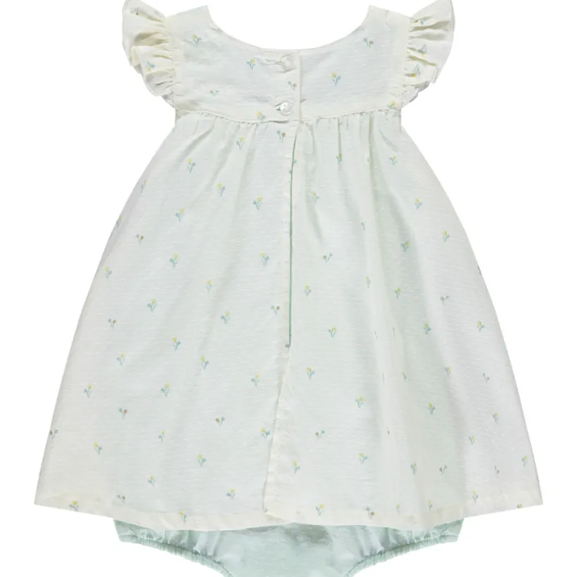 Combinaison courte robe effet 2 en 1 fantaisie pour bébé fille