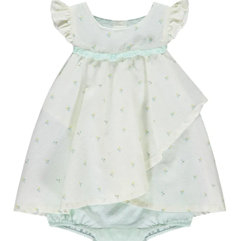 Combinaison courte robe effet 2 en 1 fantaisie pour bébé fille