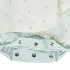 Combinaison courte robe effet 2 en 1 fantaisie pour bébé fille