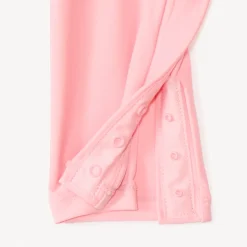 Combinaison de bain anti-UV rose pour bébé fille
