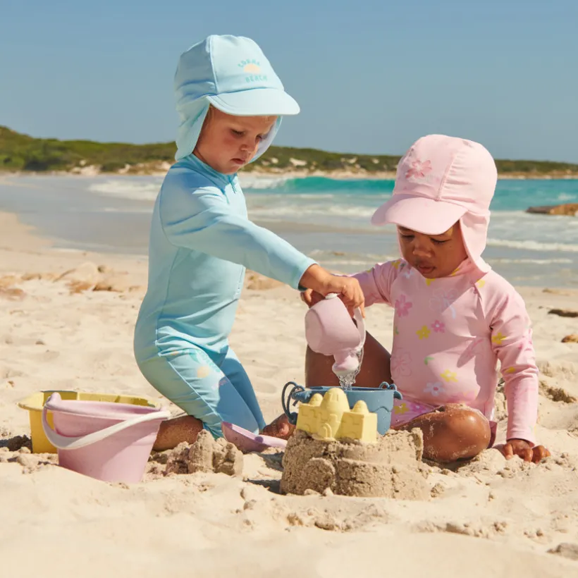 Combinaison de bain manches longues anti-UV print fantaisie pour bébé garçon