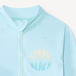 Combinaison de bain manches longues anti-UV print fantaisie pour bébé garçon