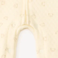 Combinaison en maille fantaisie imprimé ourson pour bébé fille