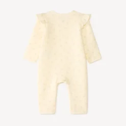 Combinaison en maille fantaisie imprimé ourson pour bébé fille