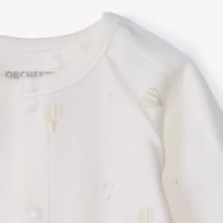 Combinaison en velours imprimé montgolfières pour bébé prématuré