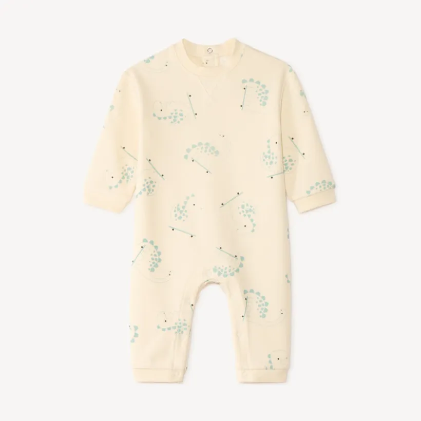 Combinaison longue imprimé dinosaure pour bébé garçon