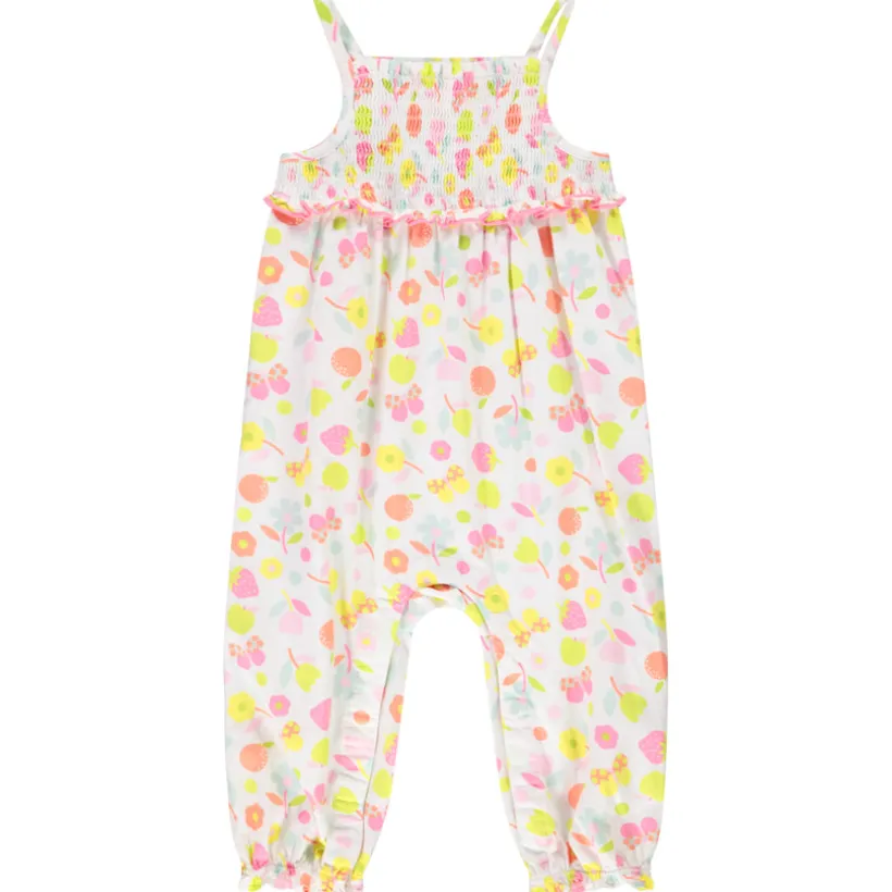 Combinaison longue imprimé fruits pour bébé fille