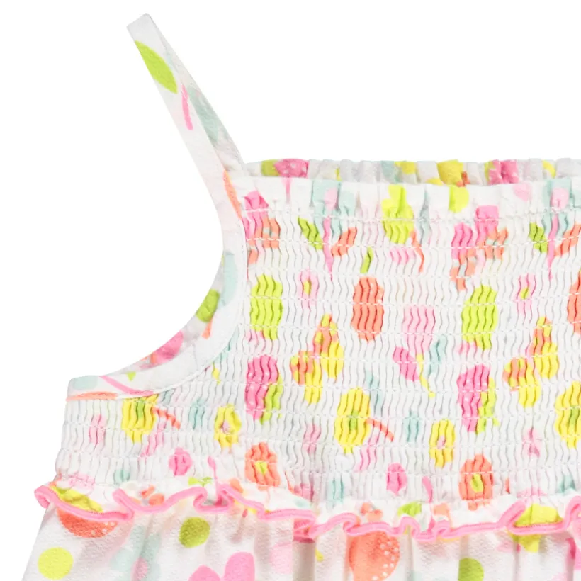 Combinaison longue imprimé fruits pour bébé fille