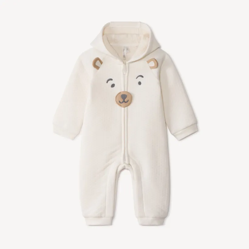 Combinaison longue ludique ourson pour bébé