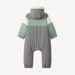 Combi-pilote déperlante et doublée pour bébé garçon avec finitions différentes selon l'âge