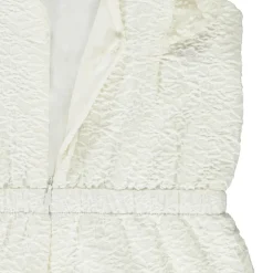 Combishort de cérémonie en jacquard texturé pour fille