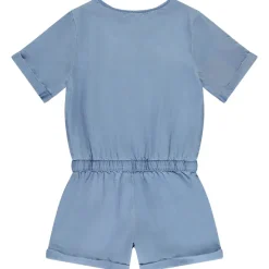 Combishort en sergé uni pour fille