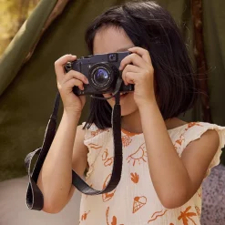 Combishort en tetra imprimé fantaisie vacances pour fille