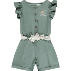 Combi-short fantaisie avec ceinture pour bébé fille