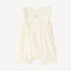 Combishort imprimé myrtilles pour bébé fille
