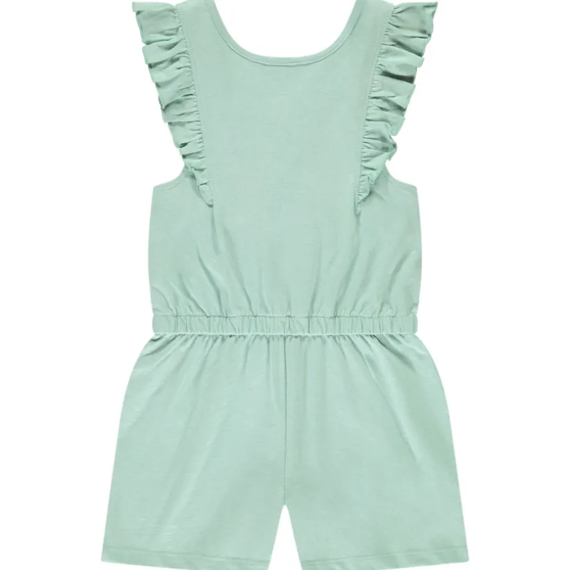 Combi-short sans manches avec volants pour fille
