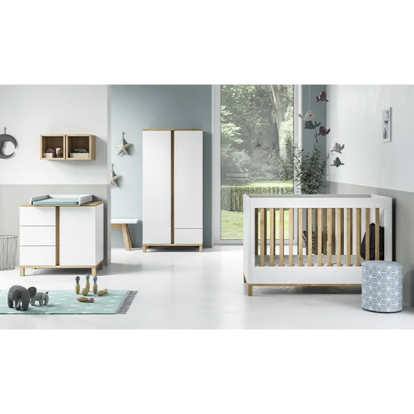 Commode Altitude - Bois / Blanc