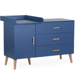 Commode + plan à langer Bold Bleu
