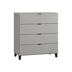 Commode Simple - Gris / Noir