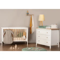 Commode 3 tiroirs avec plan à langer Maidstone