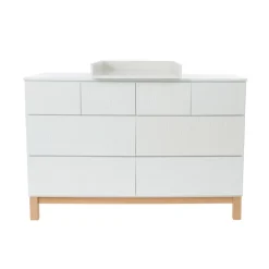 Commode XXL 8 tiroirs Mae - Blanche