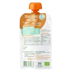 Compote de fruits en gourde mangue bio - 120g