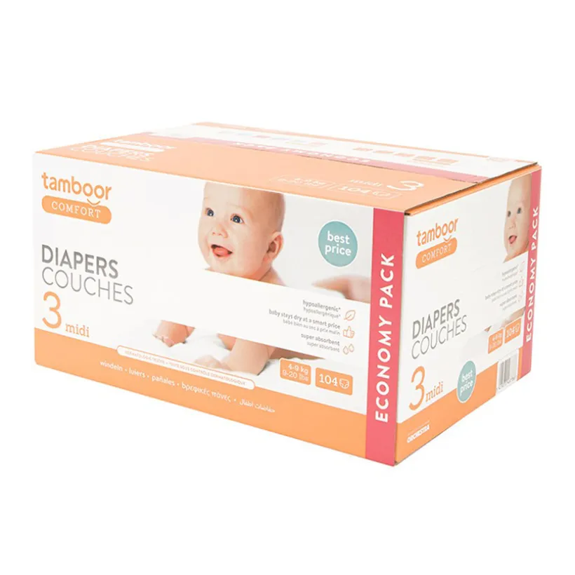 Couche hypoallergénique Comfort taille 3 - x104