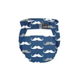 Couche lavable 0-4 kg - Imprimé moustaches