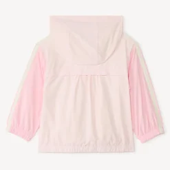 Coupe-vent à capuche effet color block pour bébé fille
