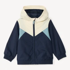 Coupe-vent à capuche en ripstop imperméable pour bébé garçon