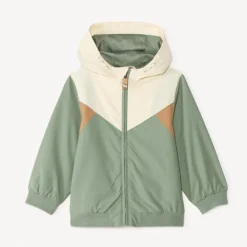 Coupe-vent à capuche en ripstop imperméable pour bébé garçon