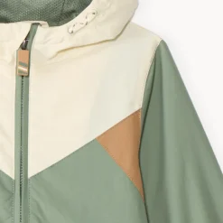 Coupe-vent à capuche en ripstop imperméable pour bébé garçon